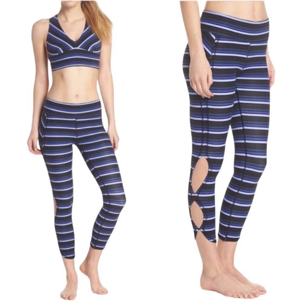 FREE PEOPLE | FP MOVEMENT Infinity 7/8 Gidget Stripe Leggings Women’s Size Small